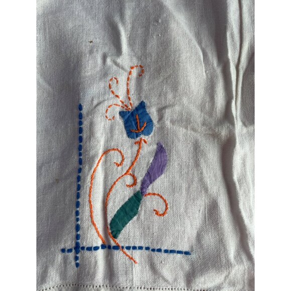 Rosie Pickford Bear 11 Pieces Embroidery Linens Table Toppers Vintage Decor - Picture 10 of 16